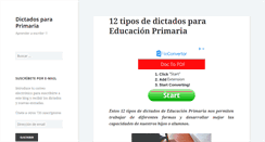 Desktop Screenshot of dictadosparaprimaria.com