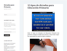 Tablet Screenshot of dictadosparaprimaria.com